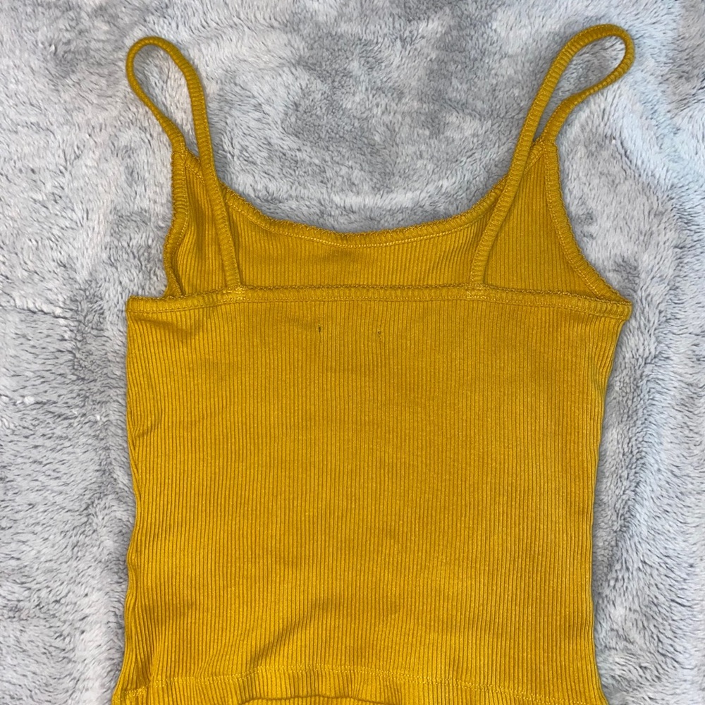 mustard yellow pac sun tank top
